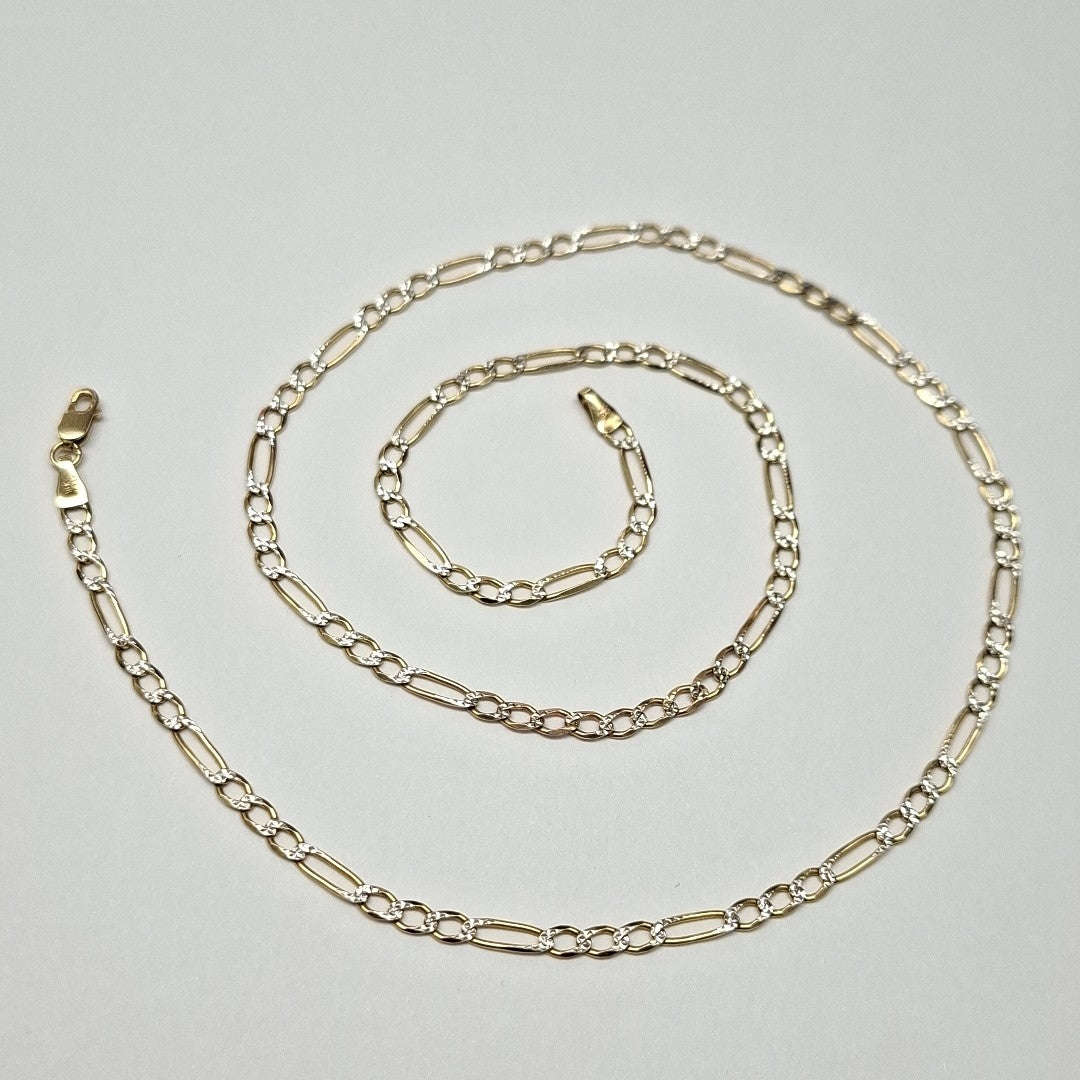 CADENA ORO COMBINADO 10 K 6,30 GRMS (SEMINUEVO)