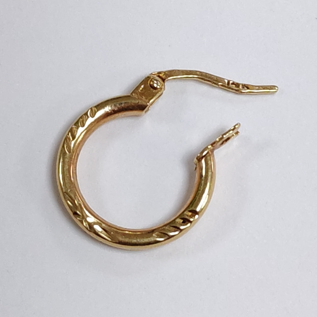 ARRACADAS PAR ORO 14 K 1,10 GRMS (SEMINUEVO)