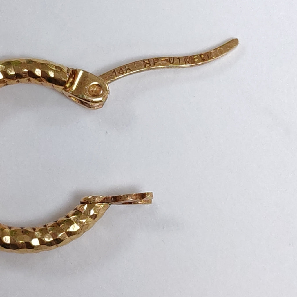 ARRACADAS PAR ORO 14 K 1,40 GRMS (SEMINUEVO)