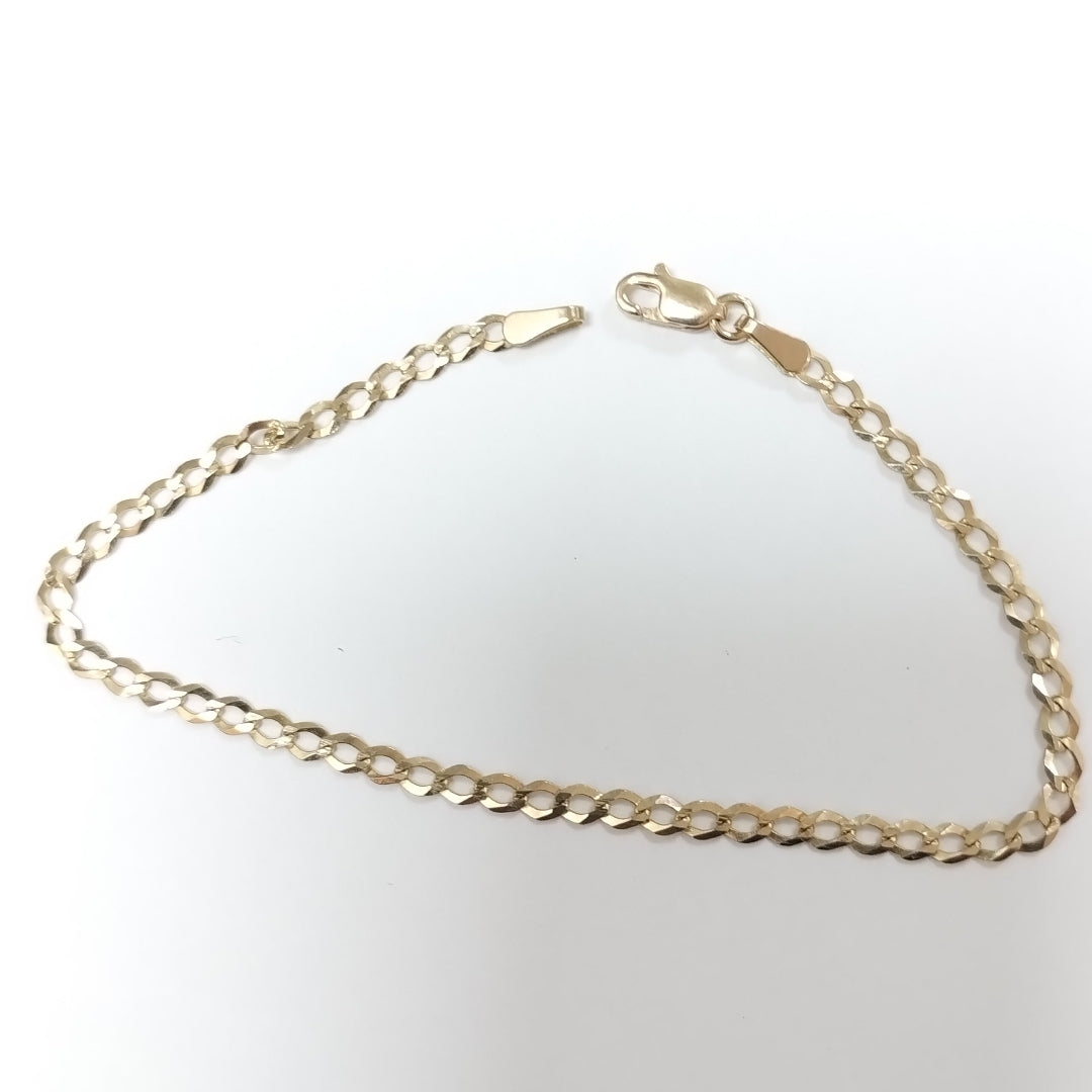PULSERA BARBADA 14K 18 CM 1.9 GR (NUEVO)
