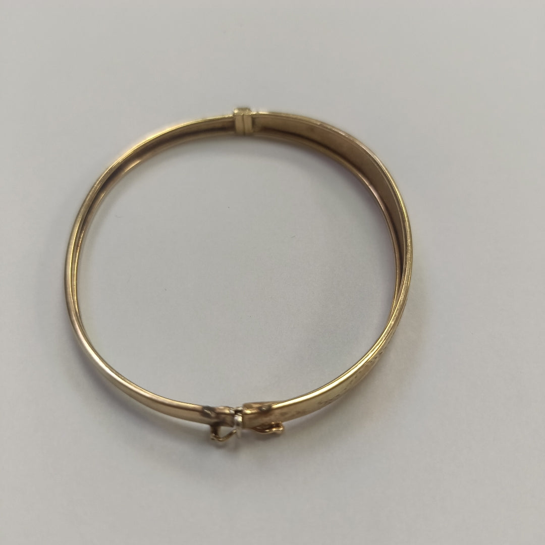 PULSERA RIGIDA ORO 14 K 9.7 GRMS (SEMINUEVO)