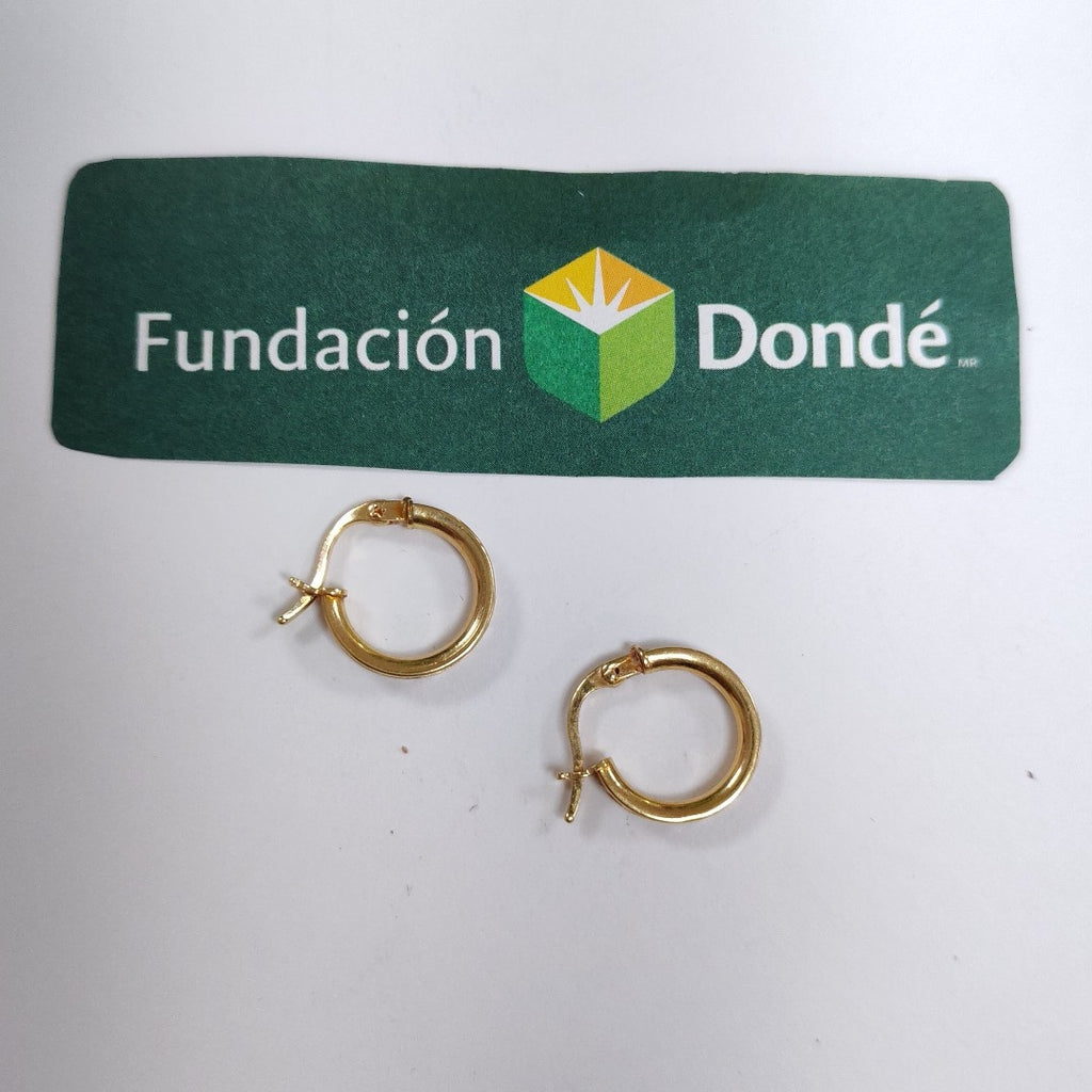 ARRACADAS PAR ORO 14 K 1,60 GRMS (SEMINUEVO)