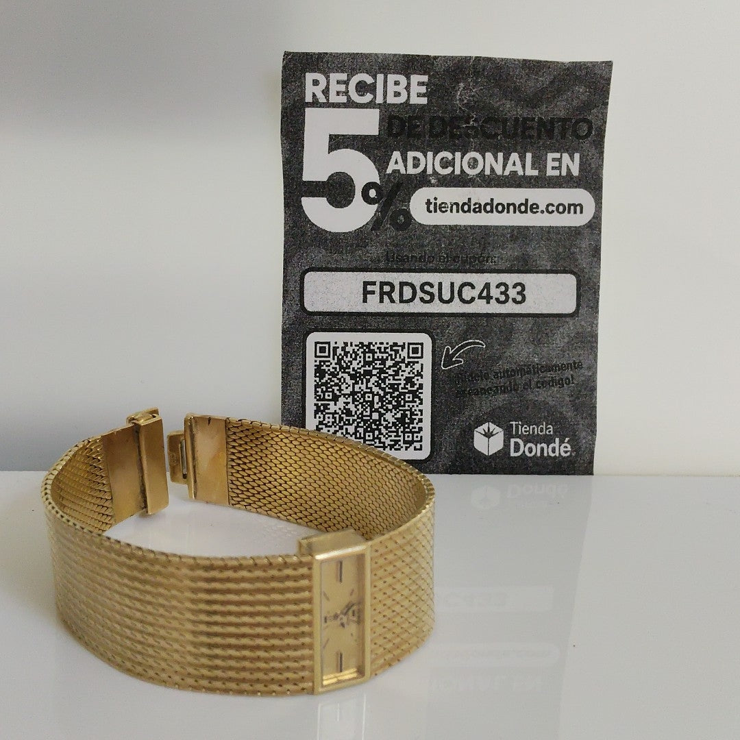 RELOJ CAJA Y PULSO ORO ORO 18 K 67 GRMS (SEMINUEVO)