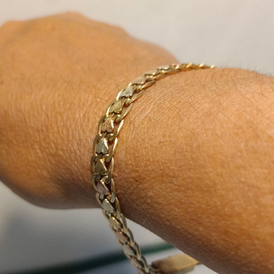 PULSERA ORO 10 K 11.3 GRMS (SEMINUEVO)
