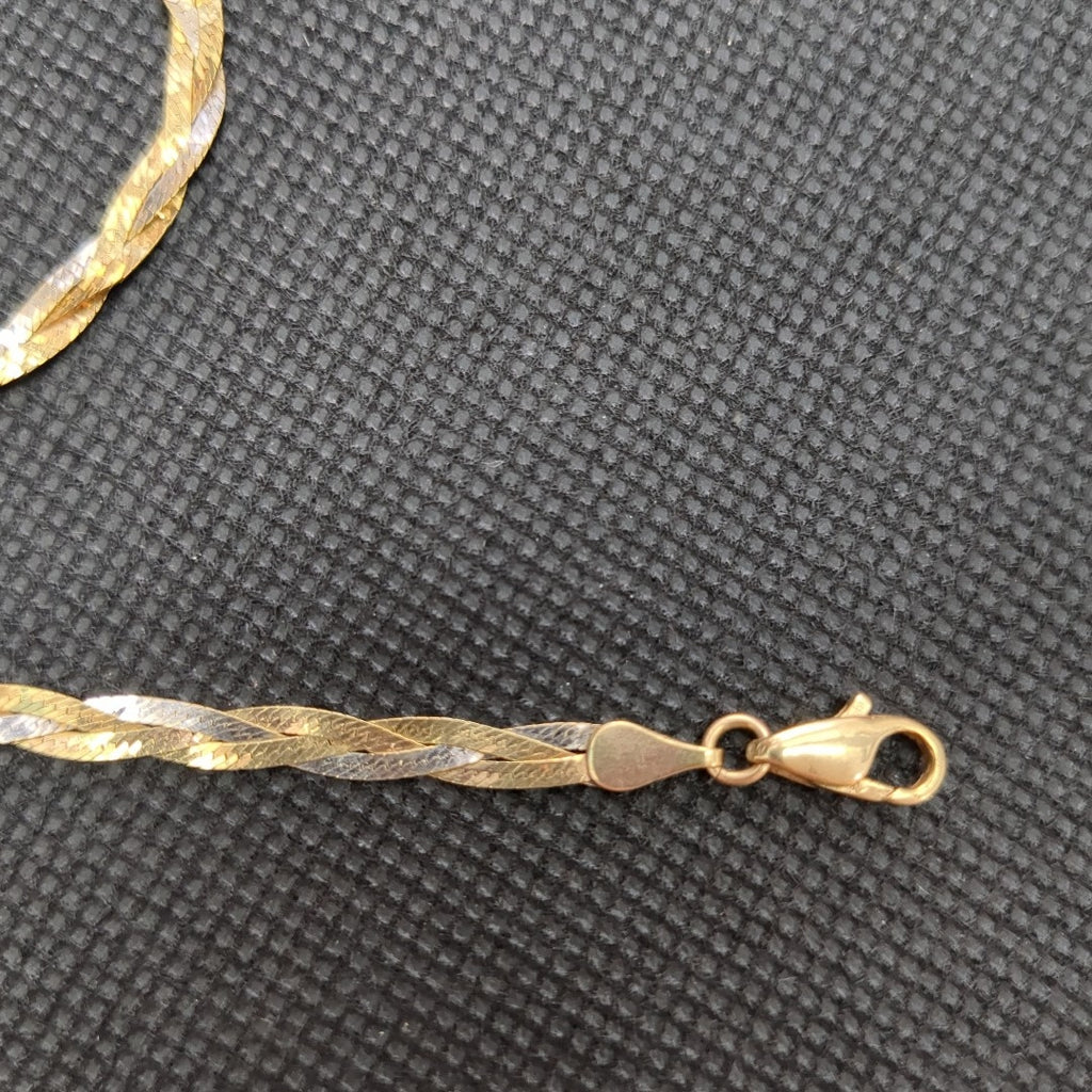 CADENA ORO COMBINADO 10 K 6.2 GRMS (SEMINUEVO)