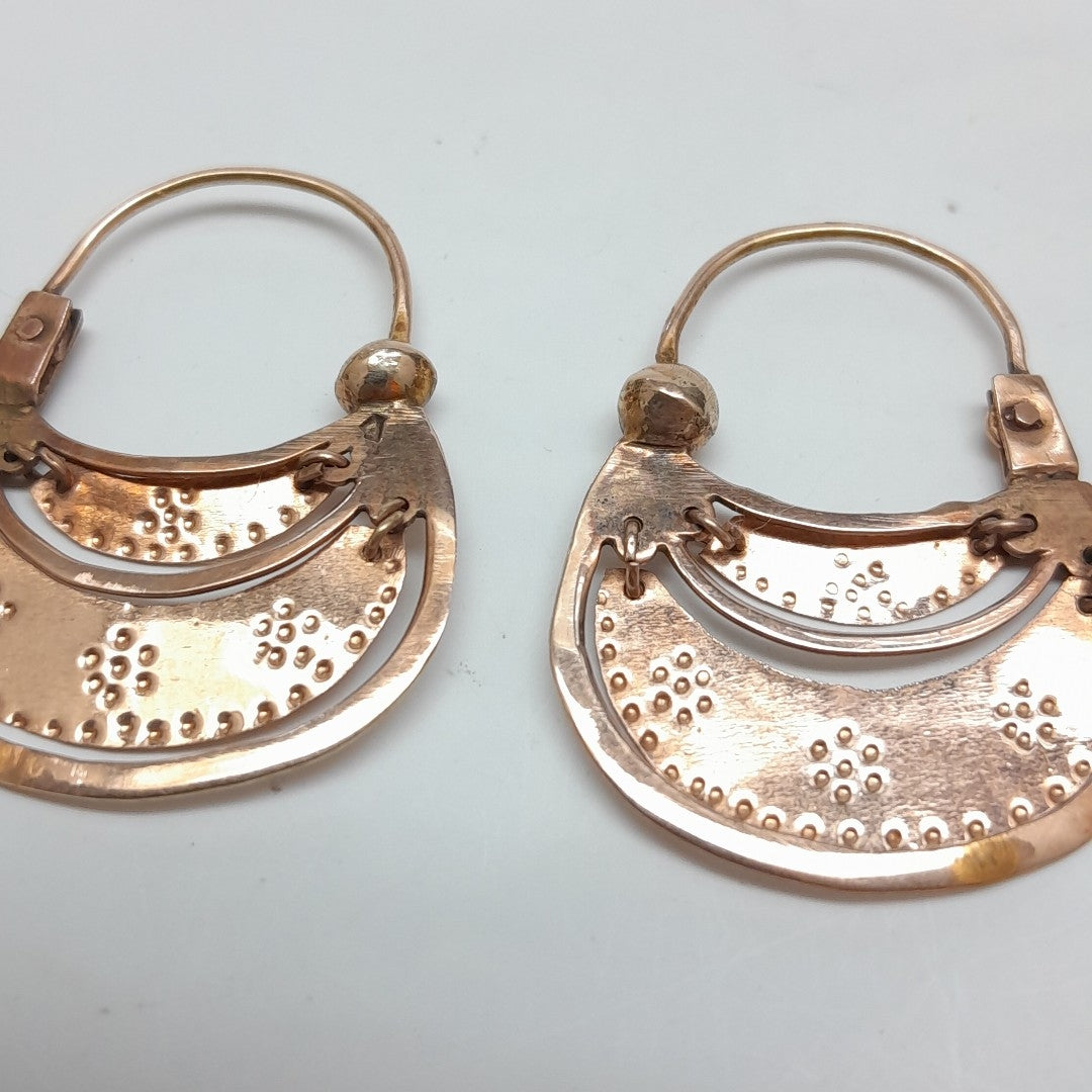 ARRACADAS PAR ORO 10 K 3,50 GRMS (SEMINUEVO)