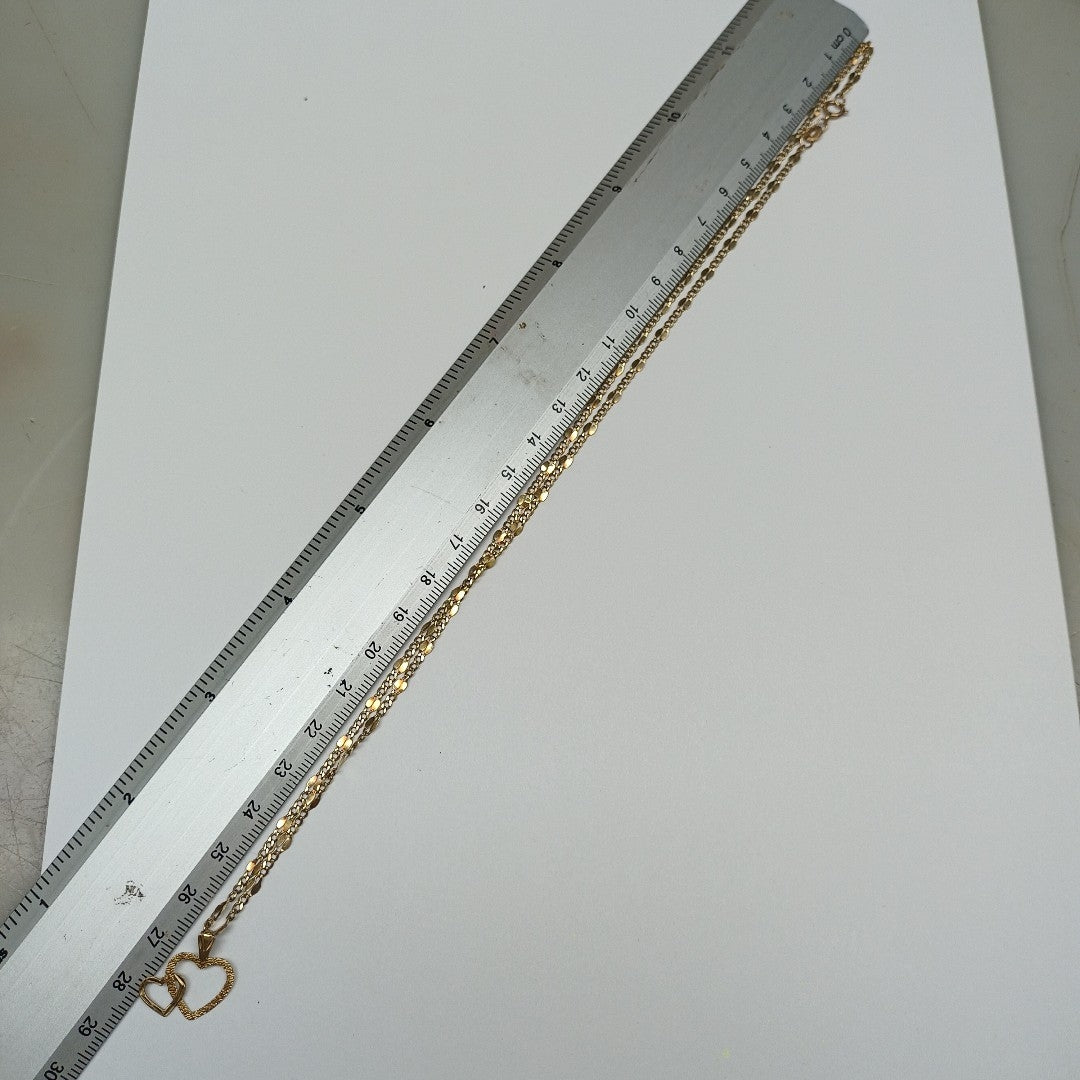 CADENA, DIJE ORO 14 K 3.3 GRMS (SEMINUEVO)