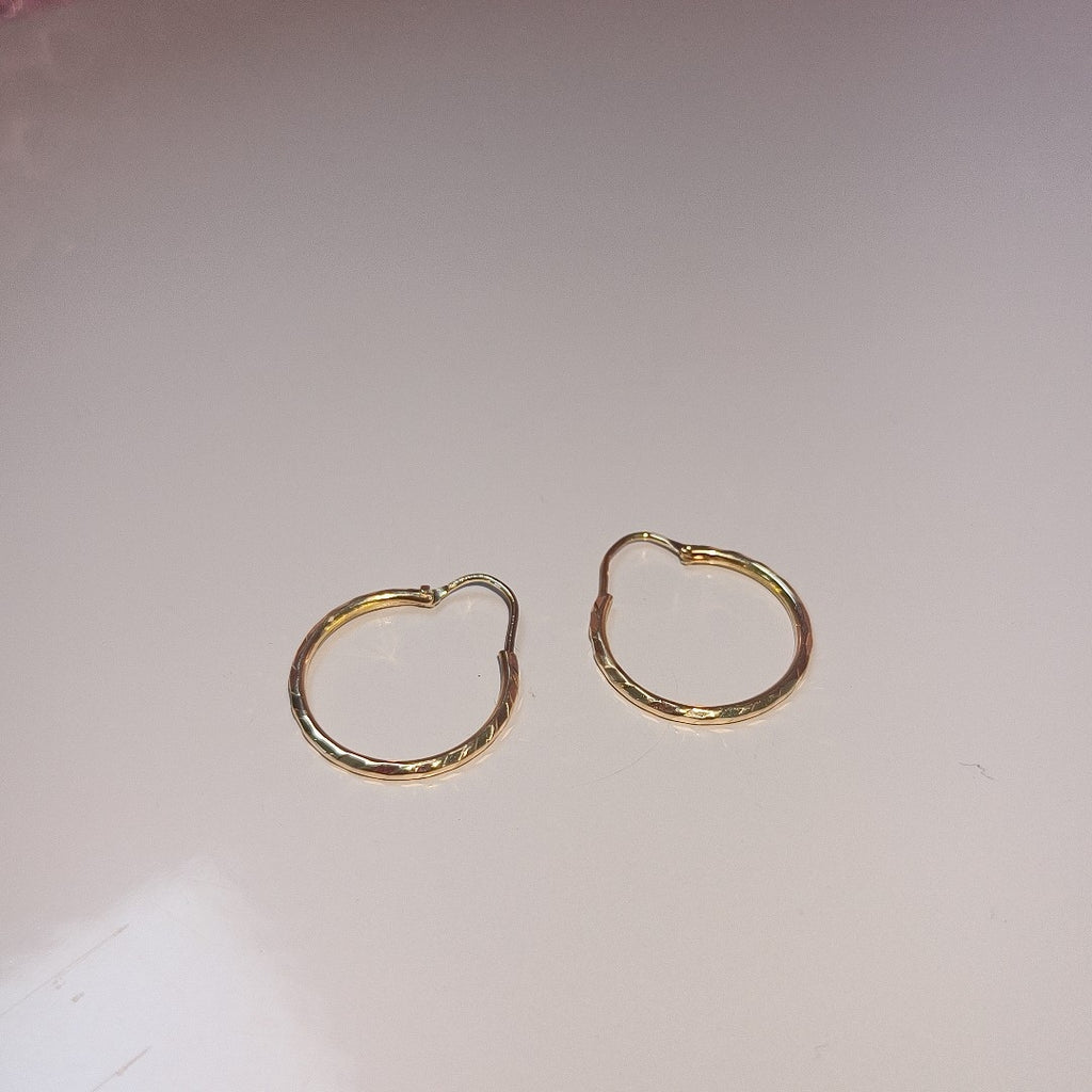 ARRACADAS PAR ORO 14 K 1,40 GRMS (SEMINUEVO)