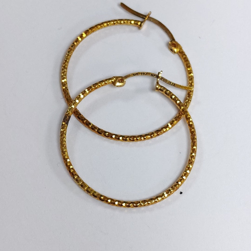 ARRACADAS PAR ORO 14 K 2 GRMS (SEMINUEVO)