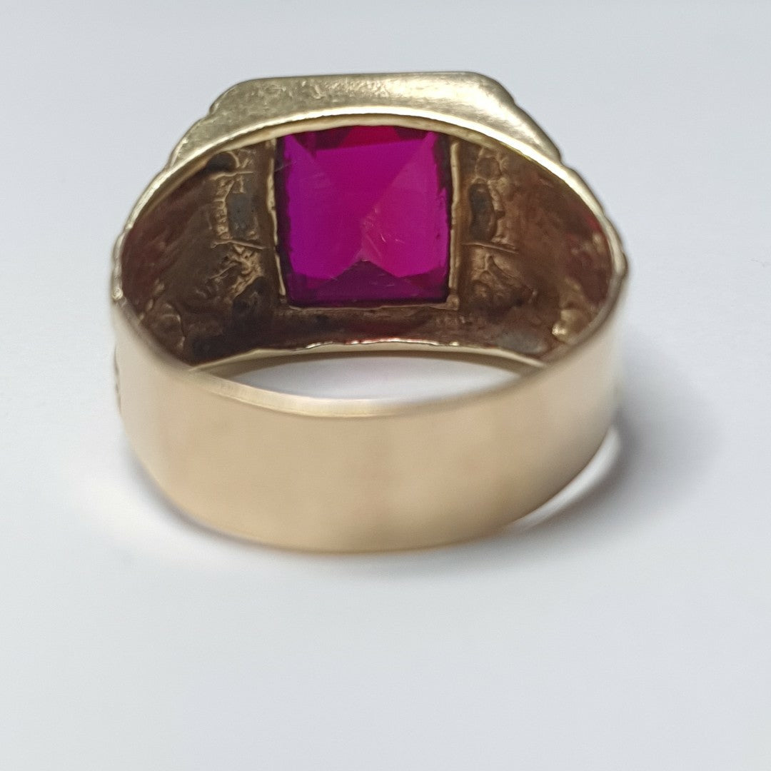 ANILLO ORO 10 K 6.6 GRMS (SEMINUEVO)