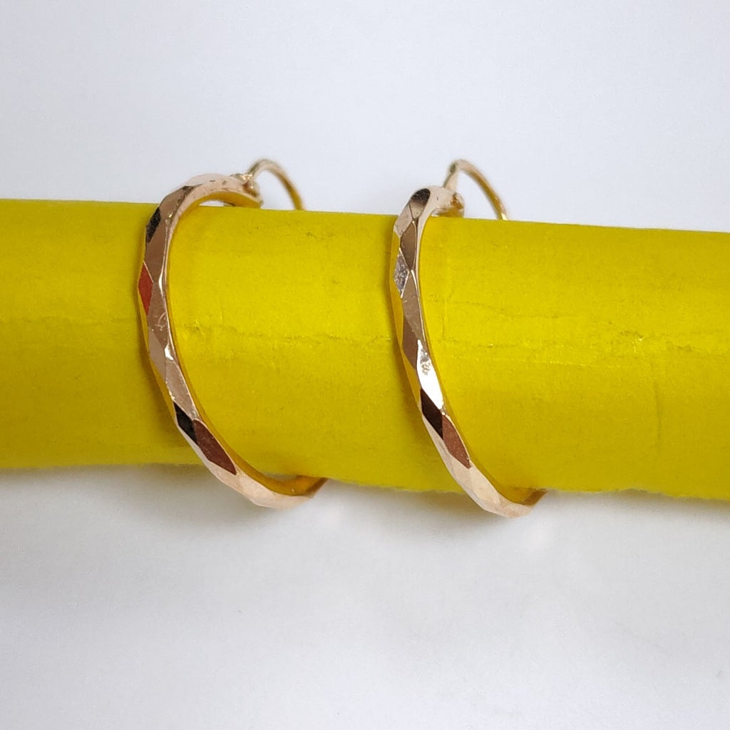 ARRACADAS PAR ORO 14 K 1,50 GRMS (SEMINUEVO)