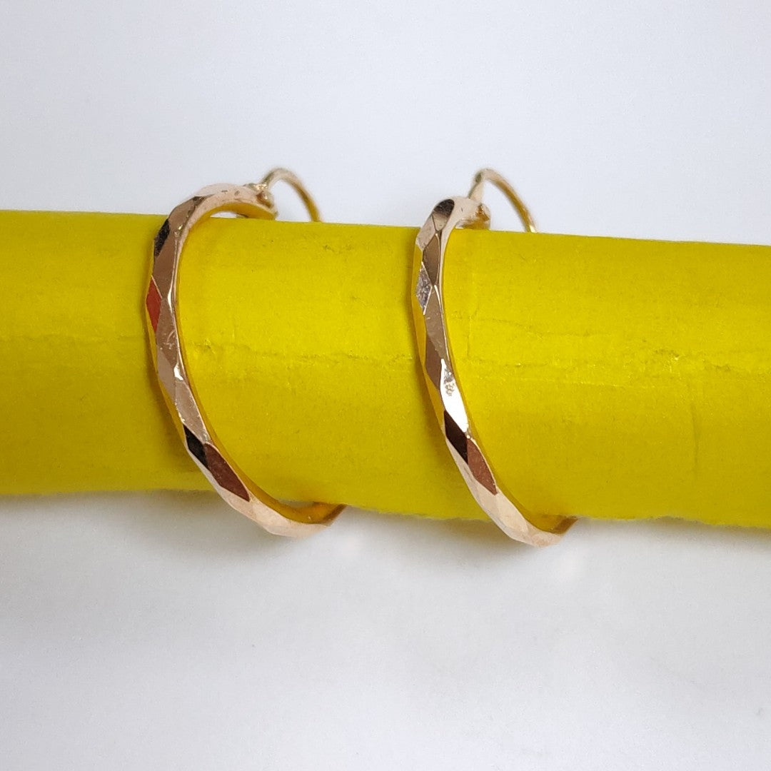 ARRACADAS PAR ORO 14 K 1,50 GRMS (SEMINUEVO)
