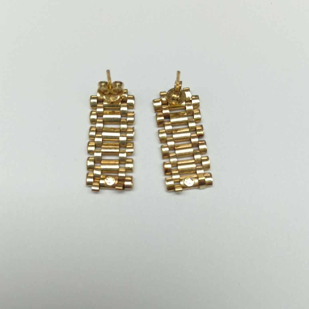 ARETES PAR ORO 10 K 3.4 GRMS (SEMINUEVO)