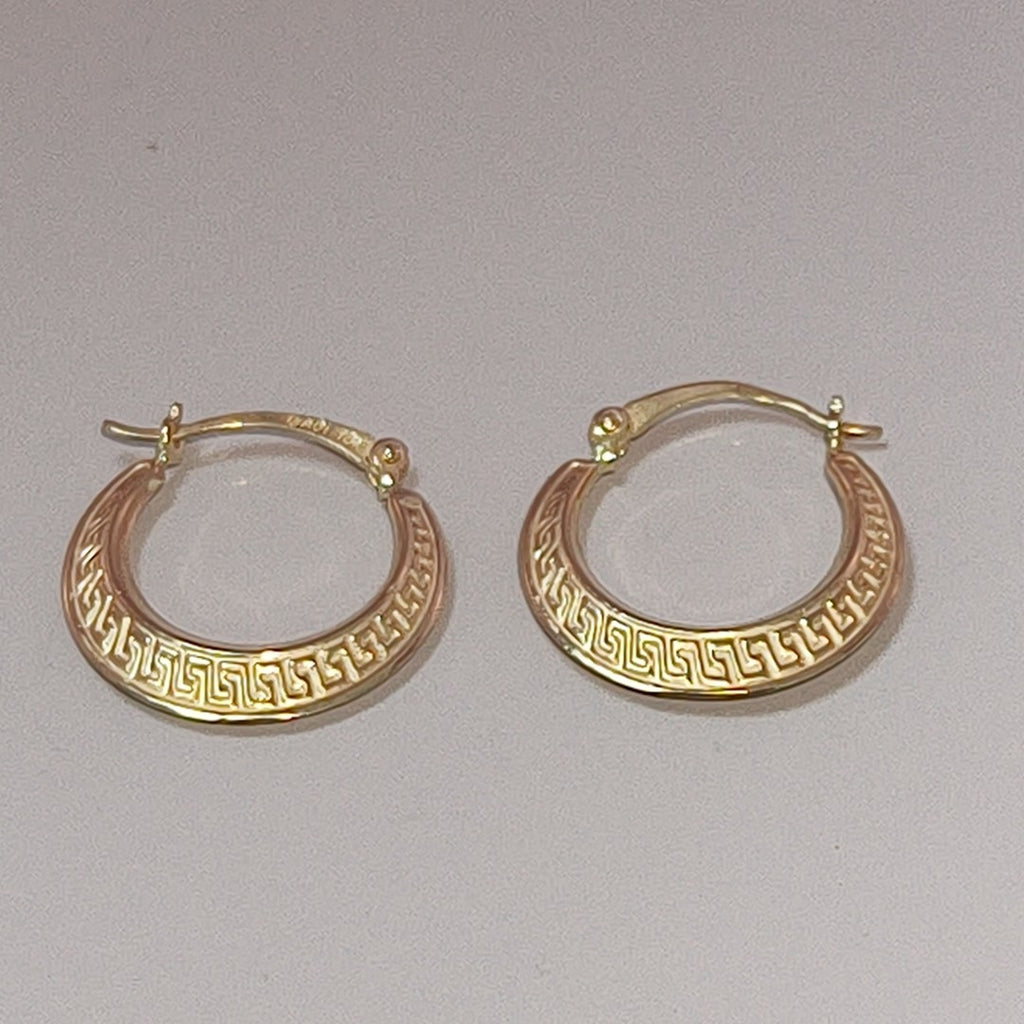 ARRACADAS PAR ORO 10 K 1.4 GRMS (SEMINUEVO)