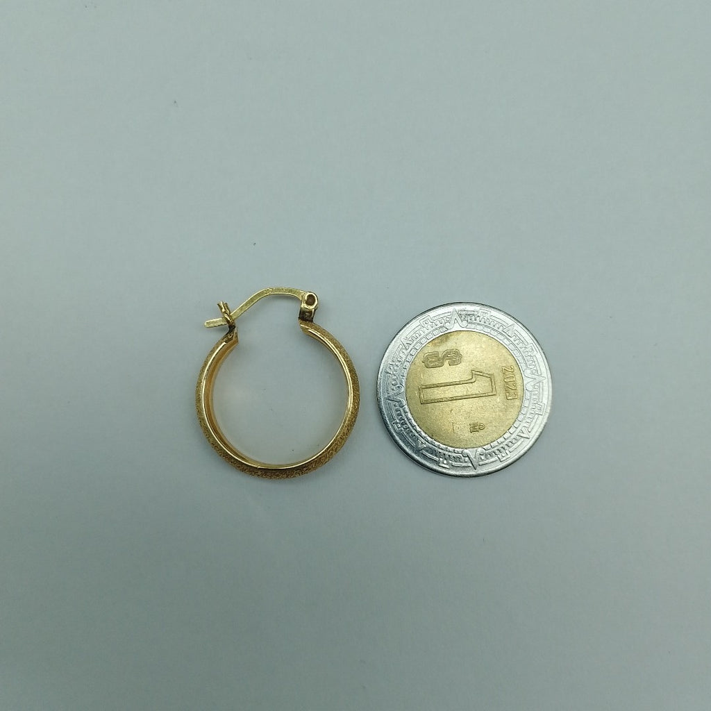 ARRACADAS PAR ORO 14 K 3,80 GRMS (SEMINUEVO)