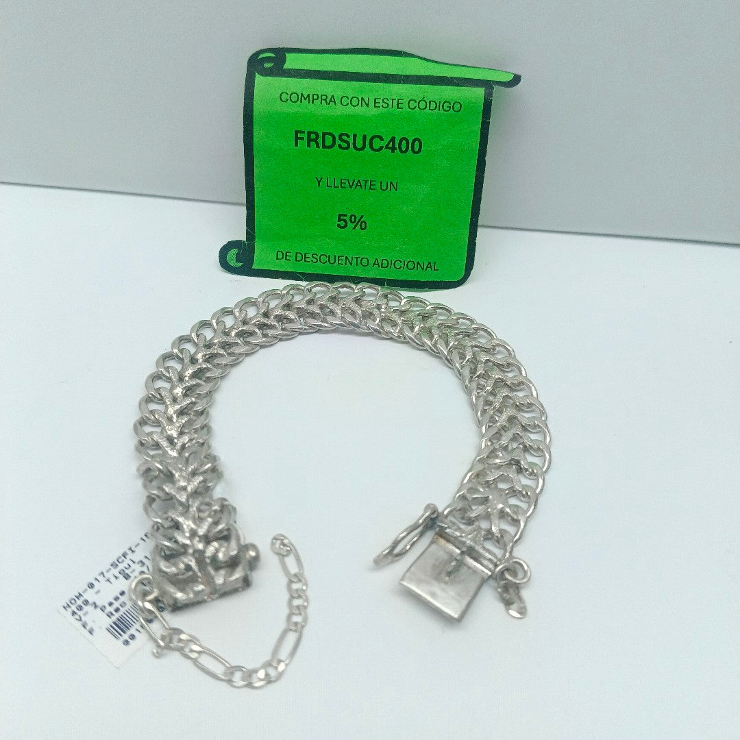 PULSERA PLATA 38.8 GRMS (SEMINUEVO)