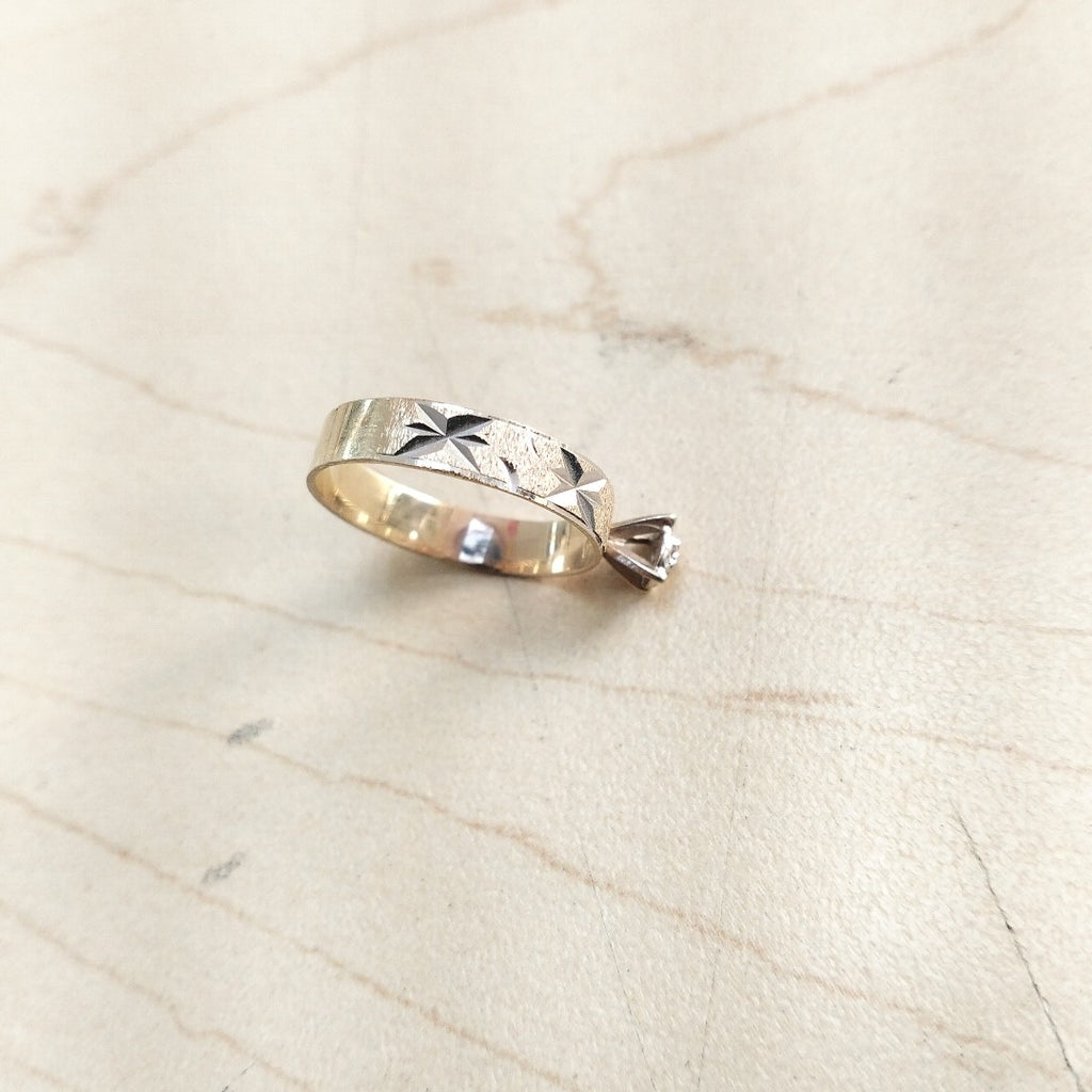 ANILLITO ORO, RODIADO 14 K 2.1 GRMS (SEMINUEVO)