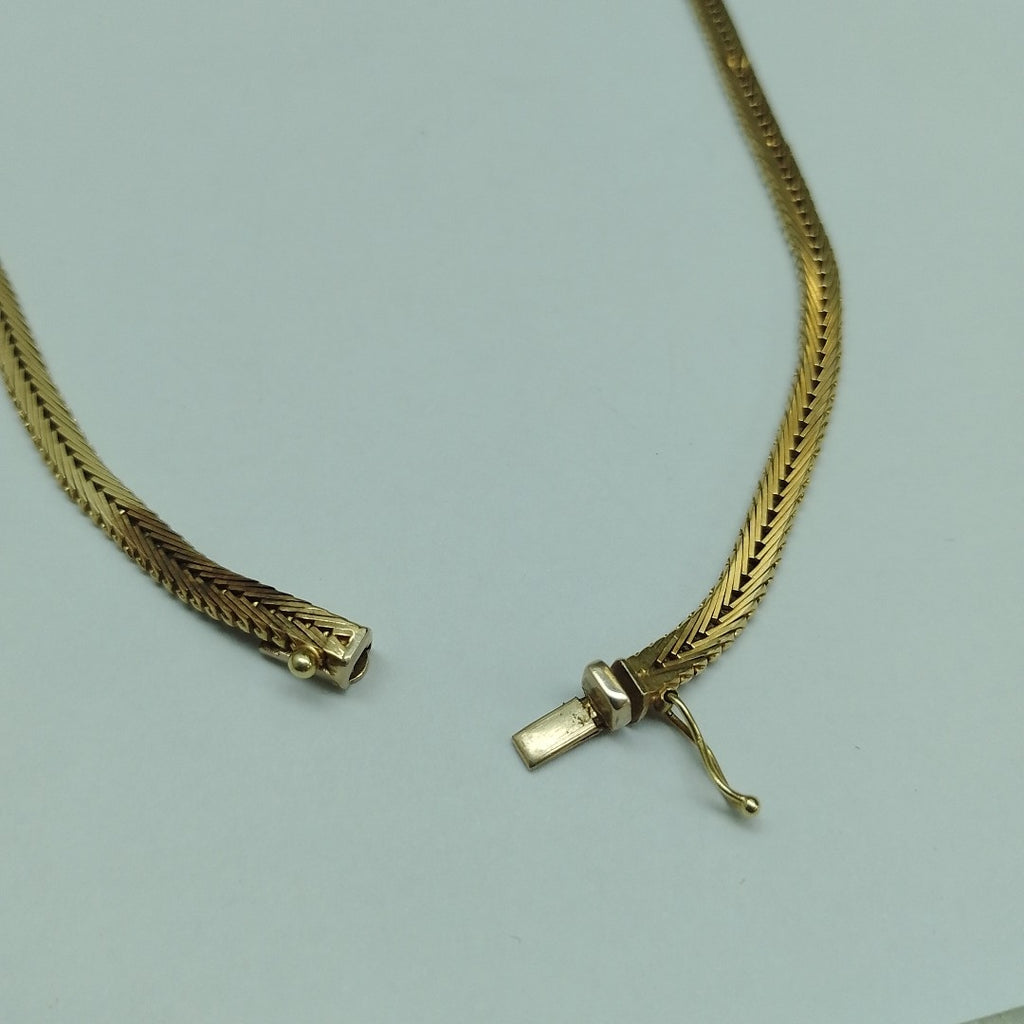 GARGANTILLA ORO,ORO COMBINADO 14 K 29,00 GRMS (SEMINUEVO)
