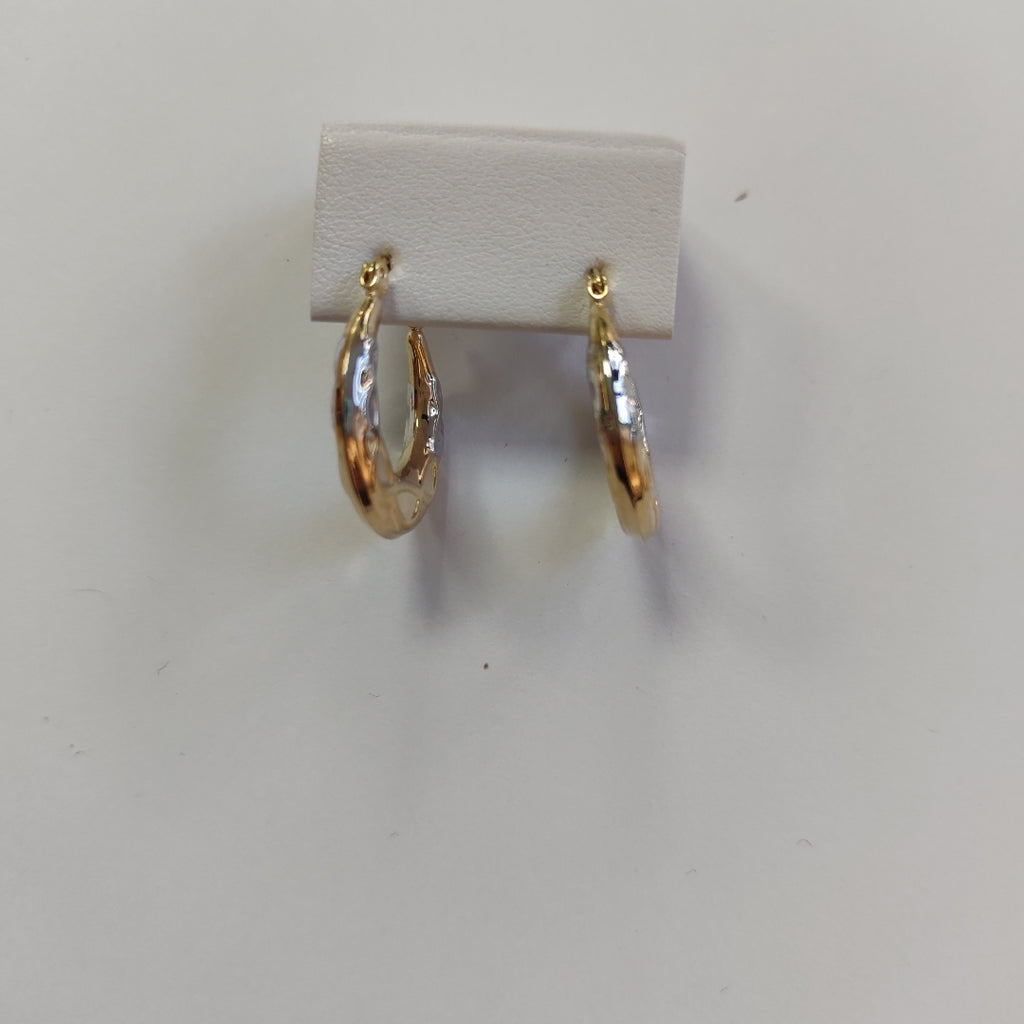 ARETES ARRACADAS COMBINADAS CON INFINITO 14K 2.3 GR (NUEVO)