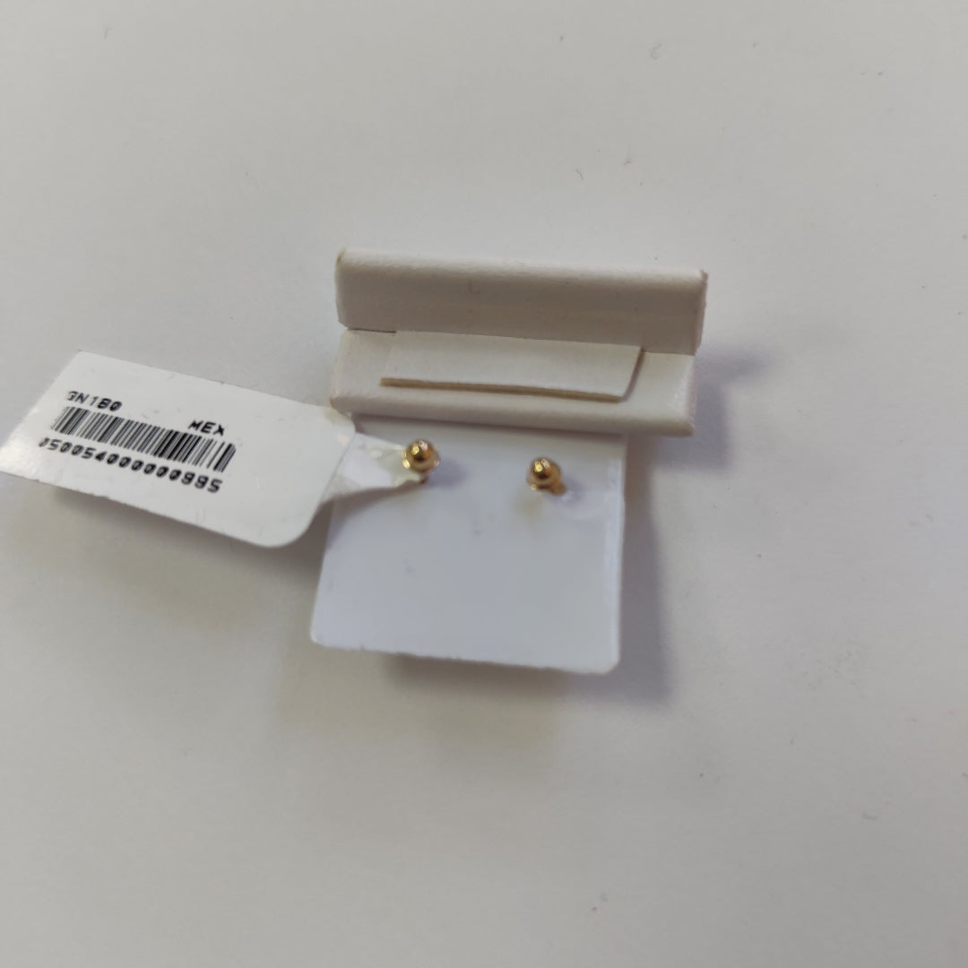 BROQUELES BROQUEL FIG MOÑO C CIRCONIA 14K 0.2441 GR (NUEVO)