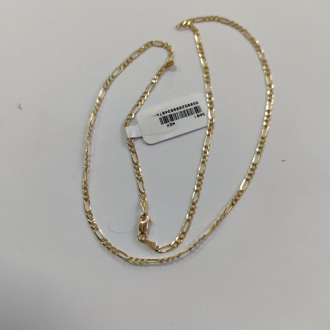 CADENA 3X1 14K 50 CM 4.5 GR (NUEVO)