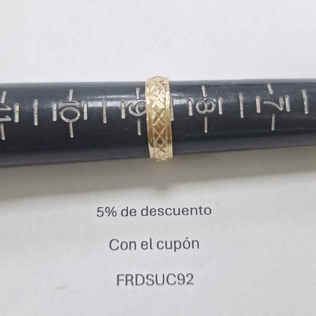 ARGOLLA ORO 10 K 3.2 GRMS (SEMINUEVO)