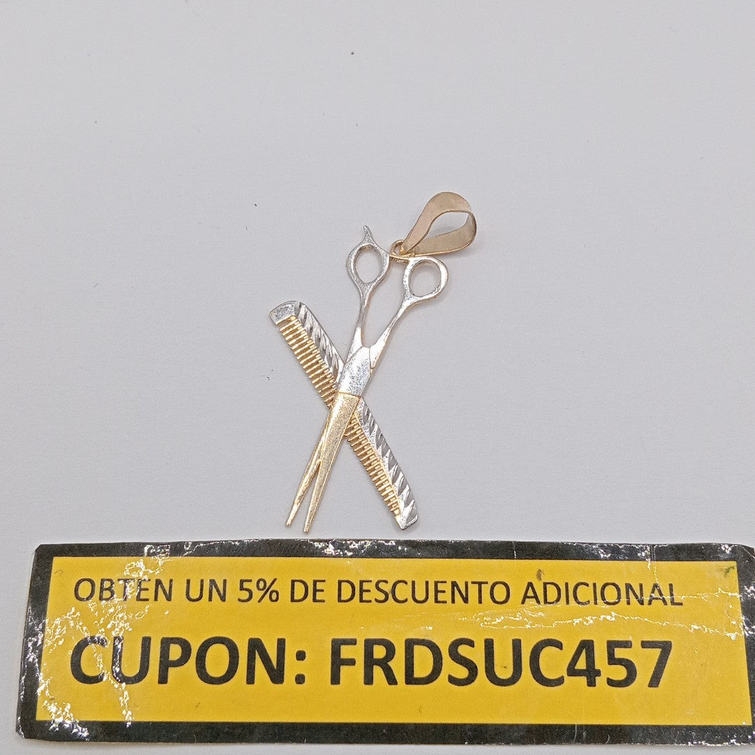 DIJE ORO COMBINADO 10 K 1.6 GRMS (SEMINUEVO)
