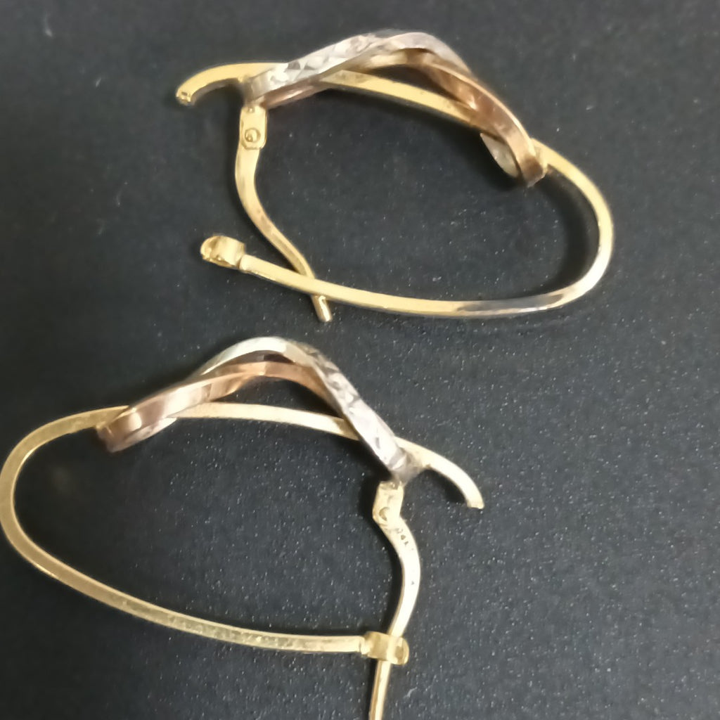 ARETES PAR ORO 14 K 2 GRMS (SEMINUEVO)