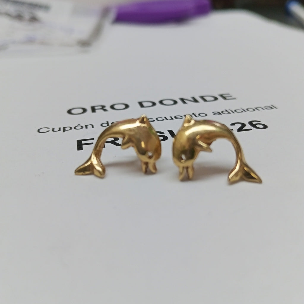 ARETES PAR ORO 10 K 2.5 GRMS (SEMINUEVO)