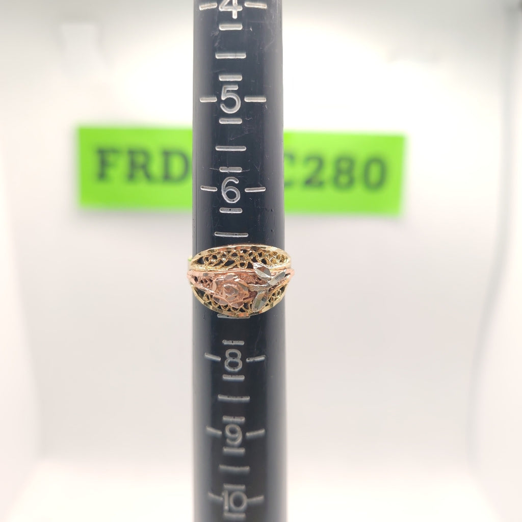ANILLITO ORO, ORO COMBINADO 14 K 3.4 GRMS (SEMINUEVO)