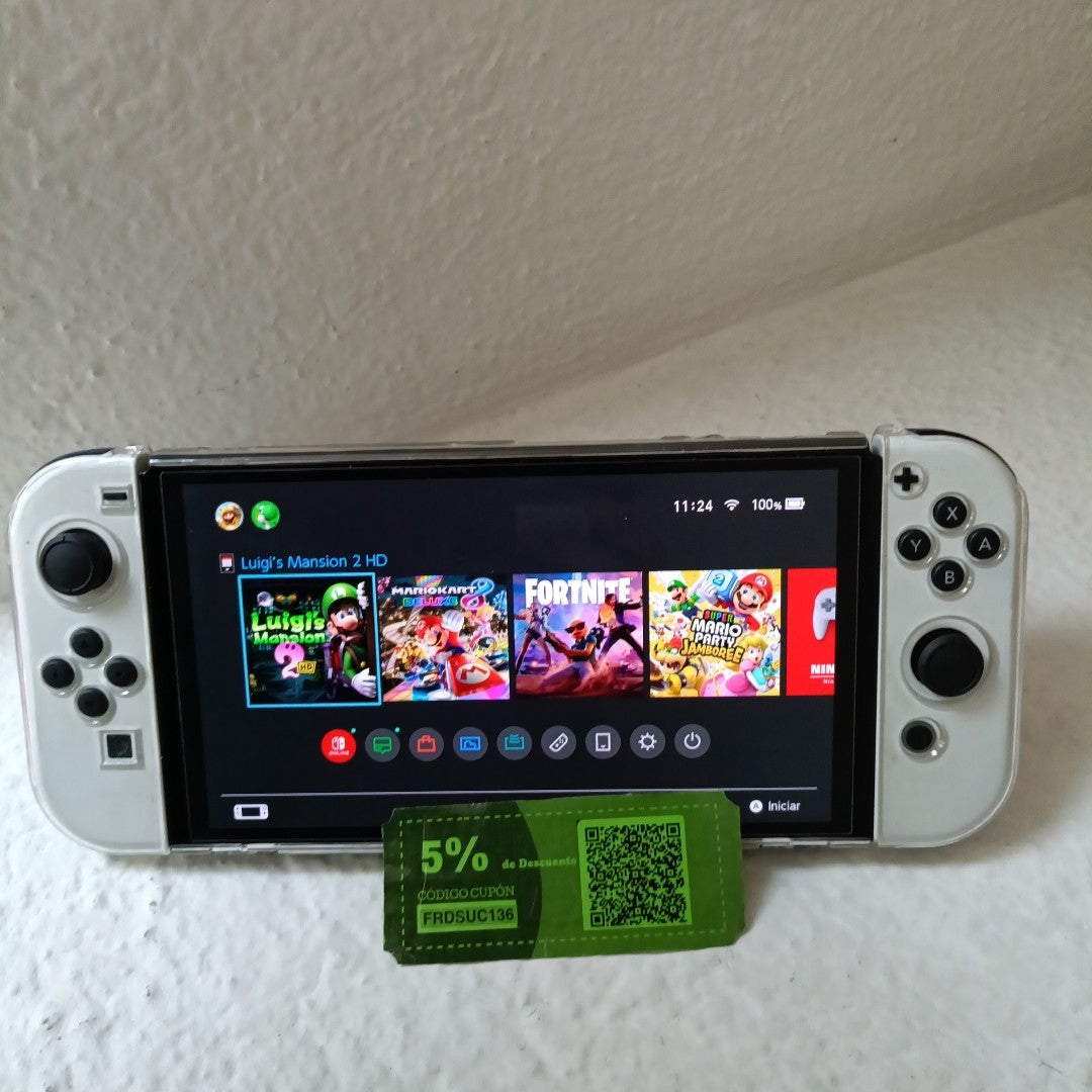 CONSOLA DE VIDEOJUEGO NINTENDO SWITCH OLED 64 GB (SEMINUEVO)