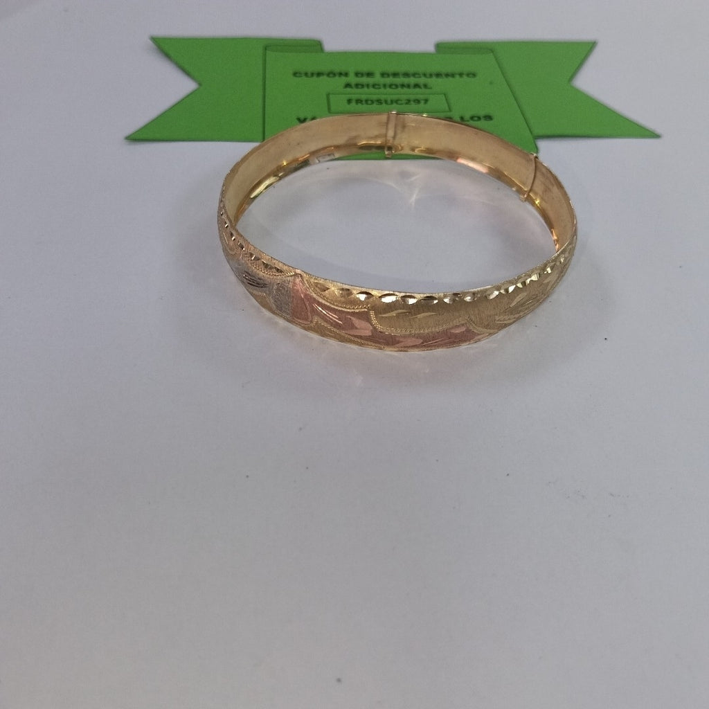 PULSERA RIGIDA ORO 14 K 8.7 GRMS (SEMINUEVO)