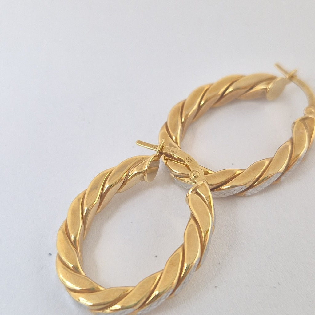 ARRACADAS PAR ORO 14 K 3,10 GRMS (SEMINUEVO)