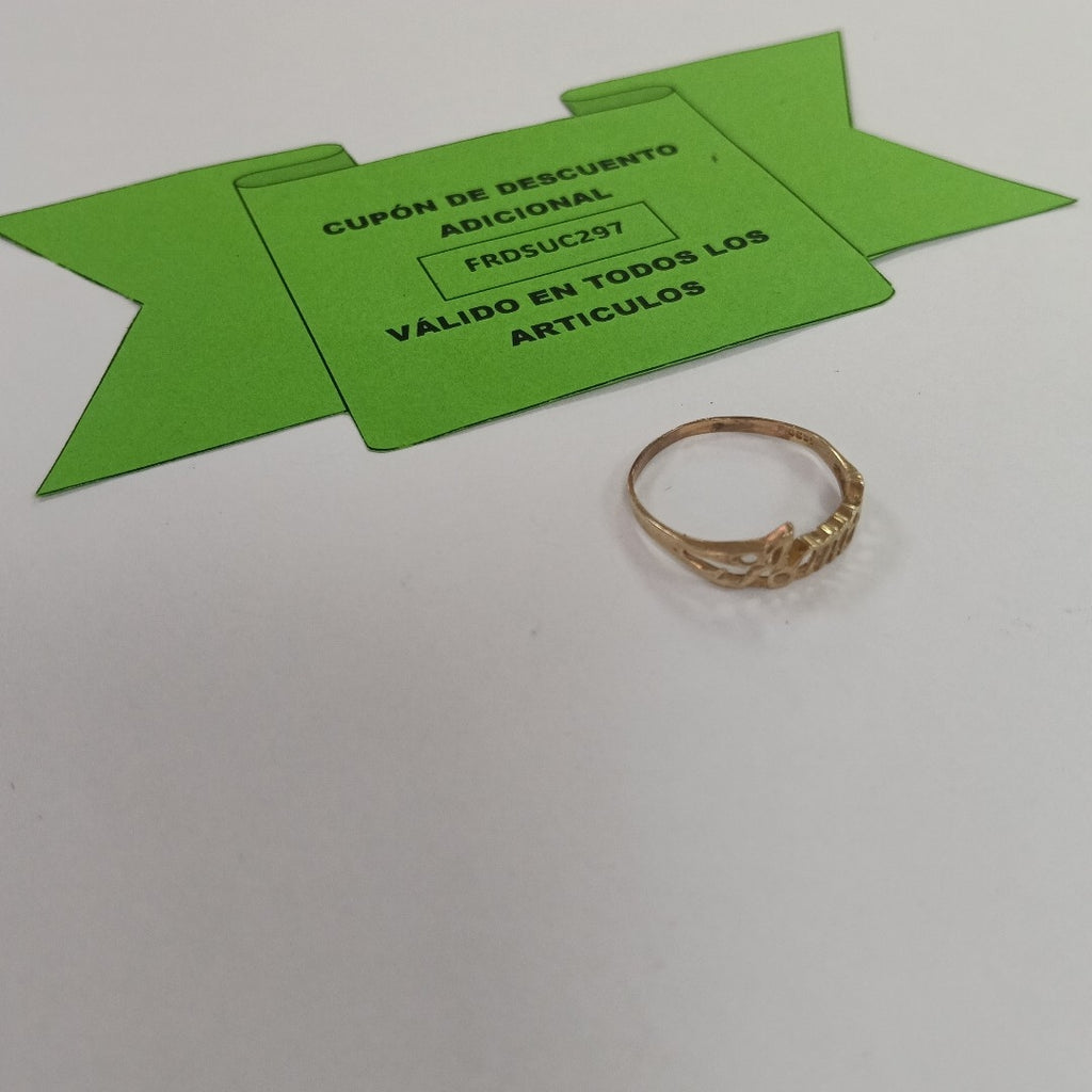 ANILLITO ORO 10 K 1.1 GRMS (SEMINUEVO)