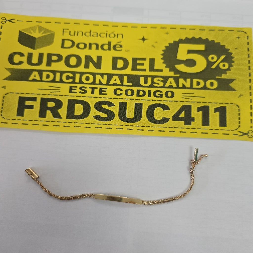 ESCLAVA ORO 14 K 4,20 GRMS (SEMINUEVO)