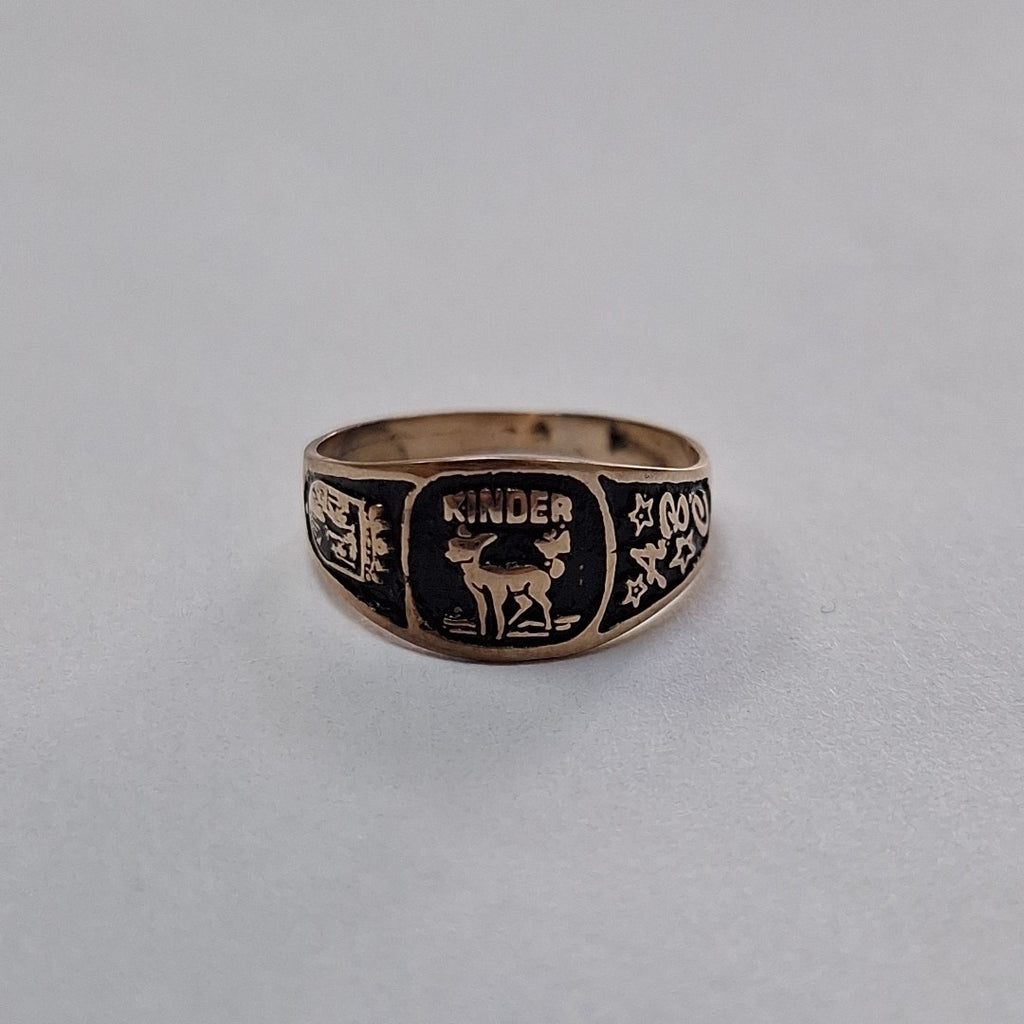 ANILLO DE GRADUACIÓN ORO 8 K 1 GRMS (SEMINUEVO)