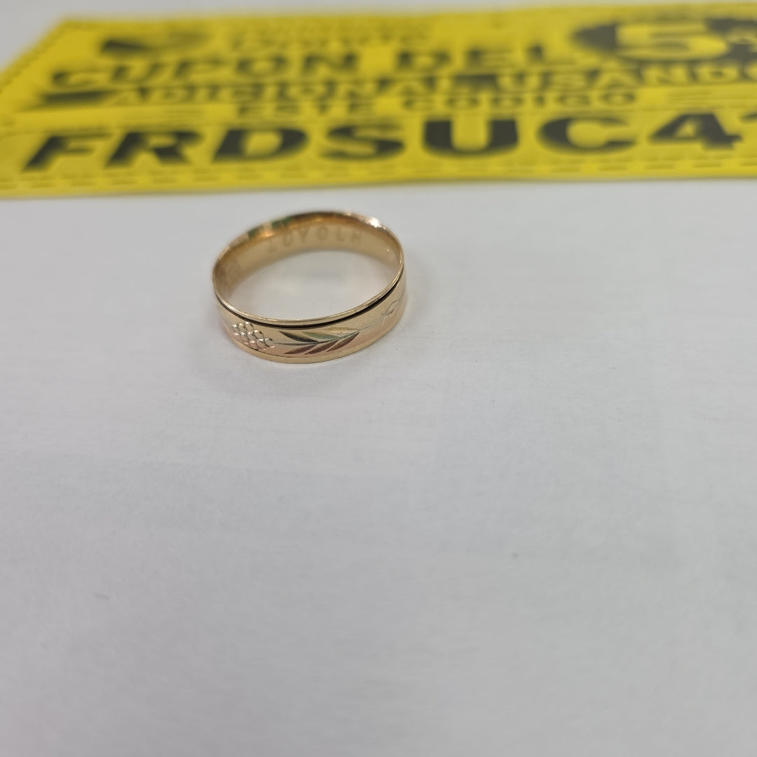 ARGOLLA ORO 14 K 4,00 GRMS (SEMINUEVO)