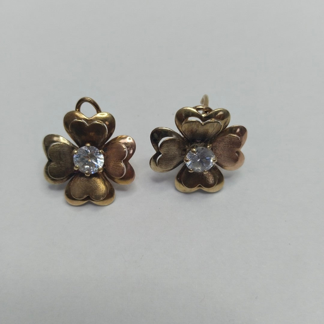 ARETES PAR ORO 8 K 3.9 GRMS (SEMINUEVO)