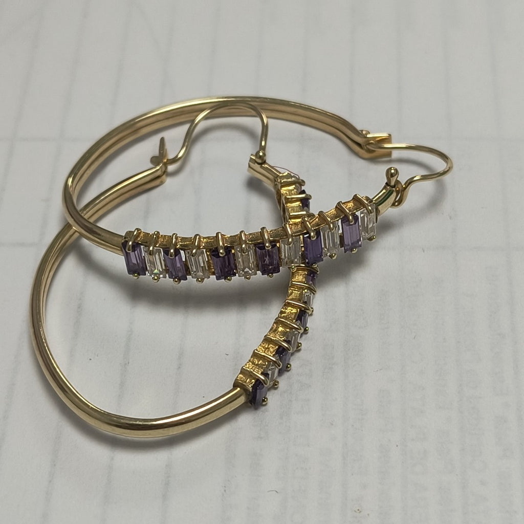 ARETES PAR ORO 14 K 6,30 GRMS (SEMINUEVO)
