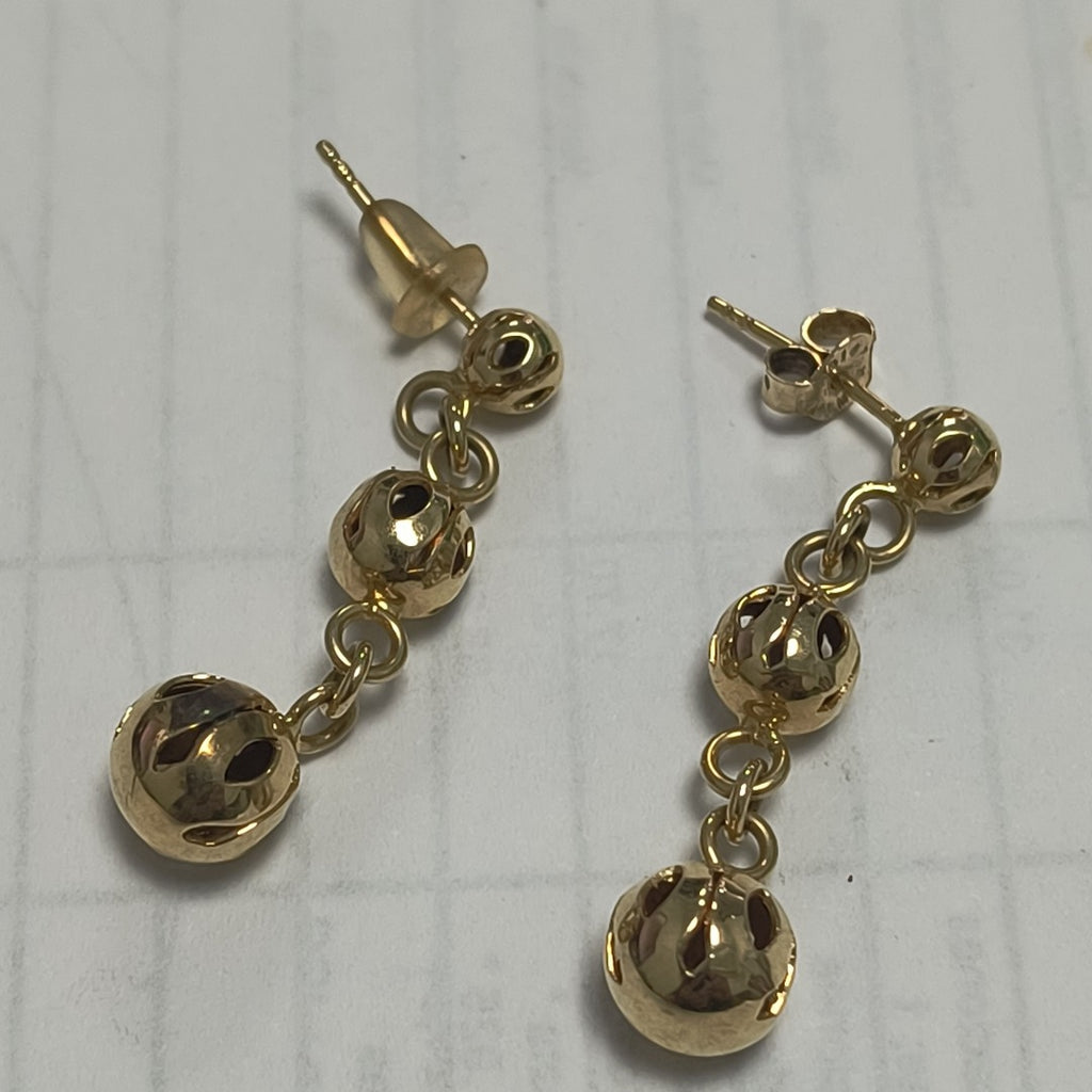 ARETES PAR ORO 14 K 3,60 GRMS (SEMINUEVO)