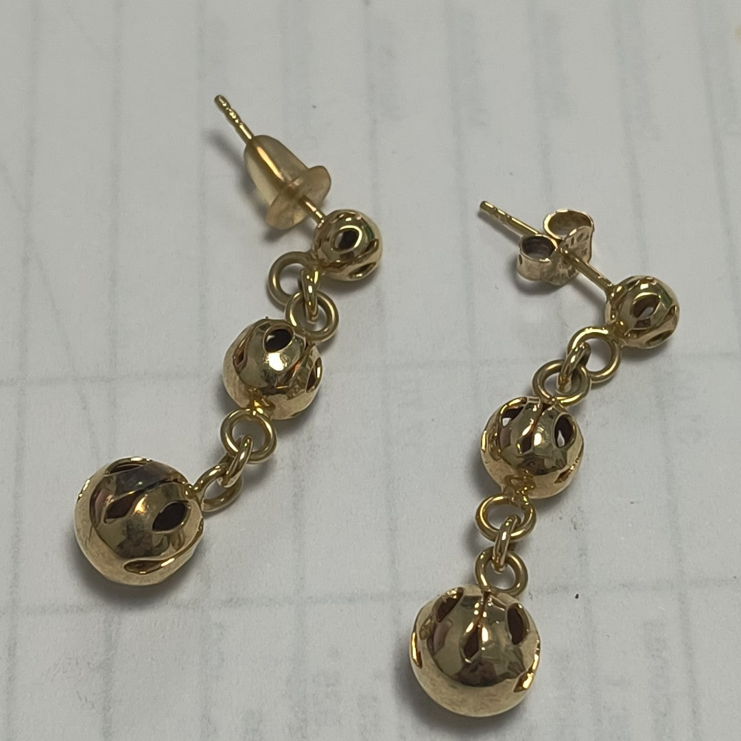 ARETES PAR ORO 14 K 3,60 GRMS (SEMINUEVO)