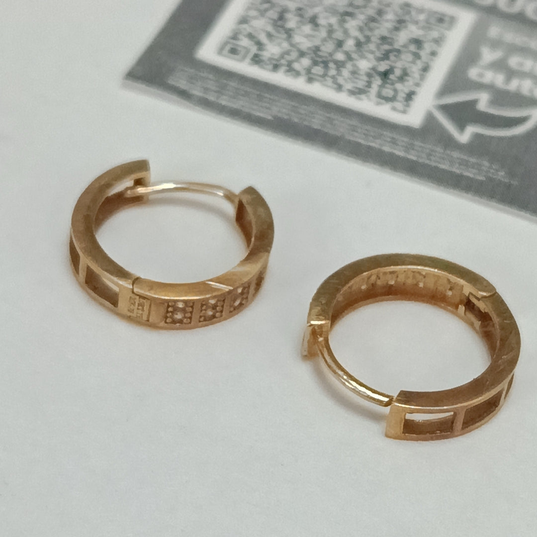 ARRACADAS PAR ORO 10 K 2,10 GRMS (SEMINUEVO)