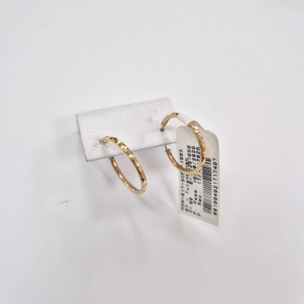 ARRACADAS PAR ORO 14 K 1,20 GRMS (SEMINUEVO)