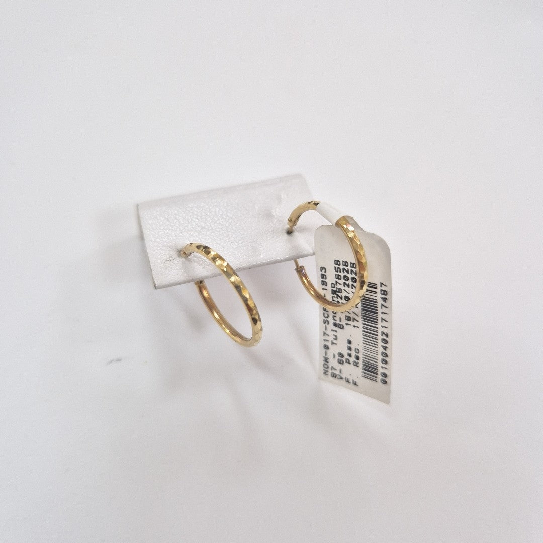 ARRACADAS PAR ORO 14 K 1,20 GRMS (SEMINUEVO)