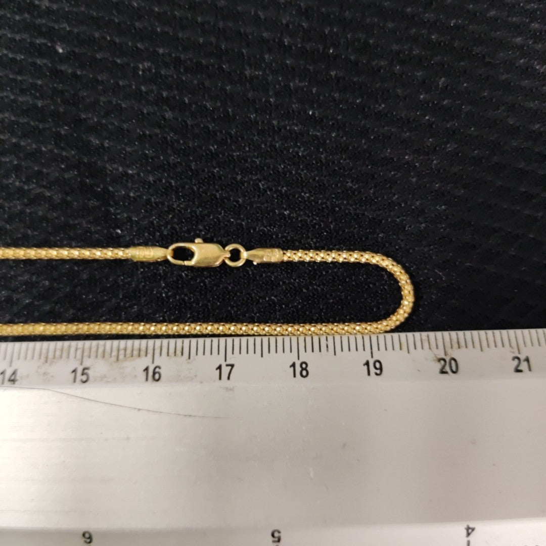 CADENA ORO 14 K 3.9 GRMS (SEMINUEVO)
