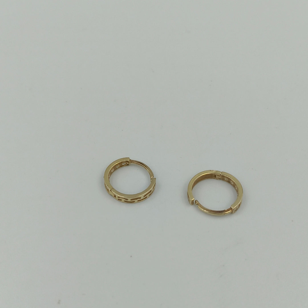 ARRACADAS PAR ORO 10 K 1.1 GRMS (SEMINUEVO)