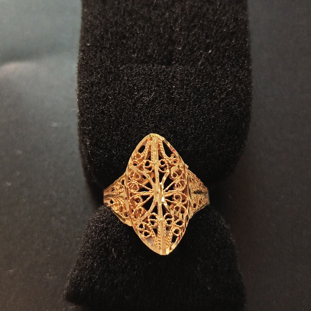 ANILLO ORO 14 K 3.7 GRMS (SEMINUEVO)