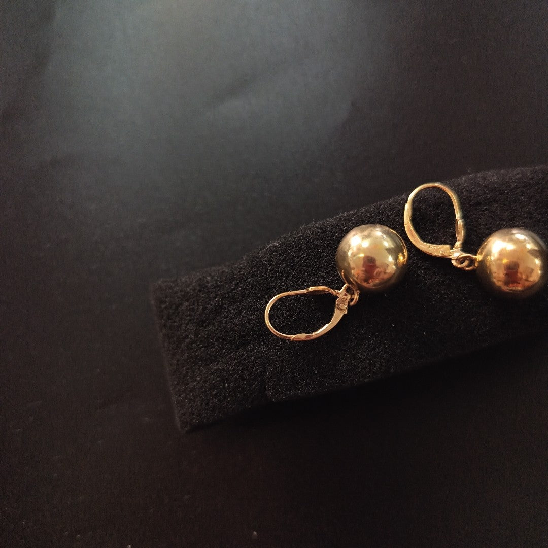 ARETES PAR ORO 10 K 3.2 GRMS (SEMINUEVO)