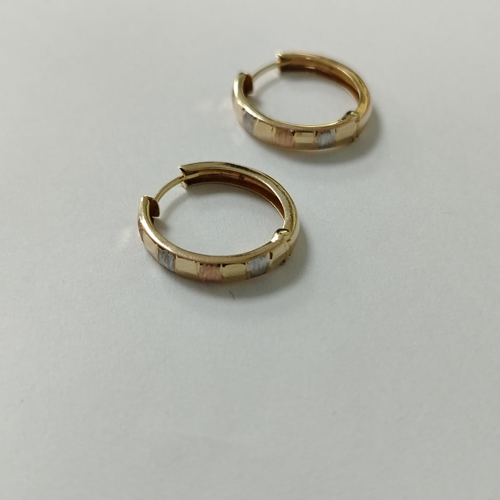 ARRACADAS PAR ORO 10 K 1.8 GRMS (SEMINUEVO)