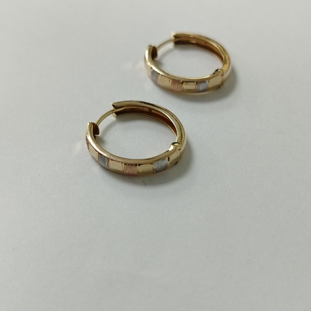 ARRACADAS PAR ORO 10 K 1.8 GRMS (SEMINUEVO)